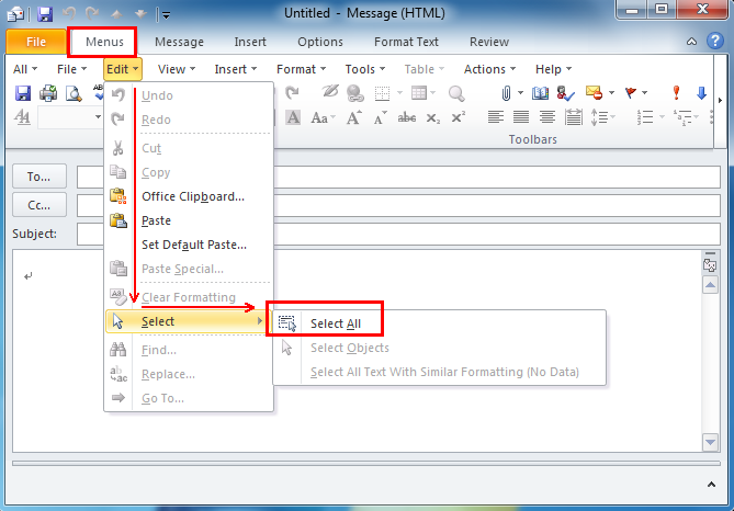 669x466 Where Is Select All In Microsoft Outlook