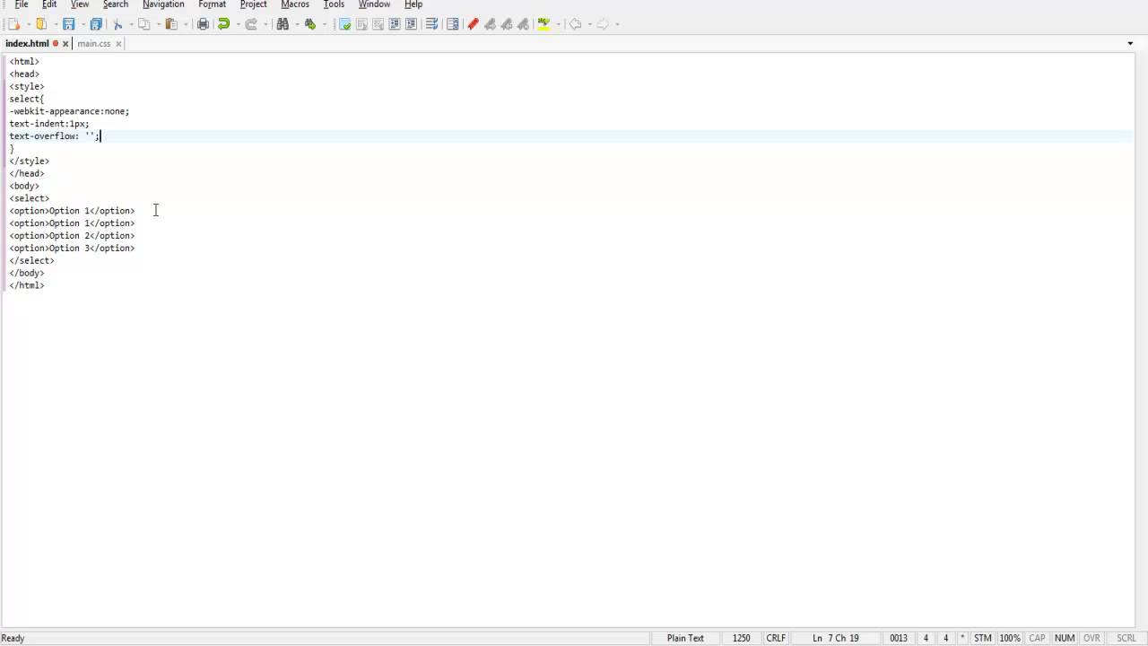 How To Change The Default Arrow Of Select Box Using Css 1280x720 How To Change The Default Arrow Of Select Box Using Css