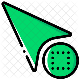 Select Arrow Icon Of Colored Outline Style 256x256 Select Arrow Icon Of Colored Outline Style