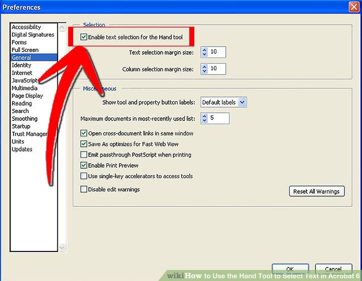 721x560 How To Use The Hand Tool To Select Text In Acrobat Steps