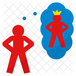 256x256 Self Esteem Icon Of Flat Style