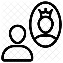 256x256 Self Esteem Icon Of Line Style