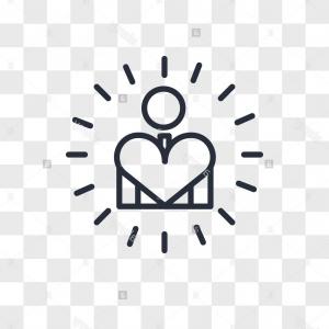 300x300 Stock Illustration Self Esteem Vector Line Icon Hoodamathrun