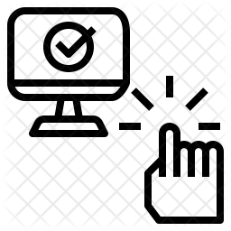 256x256 Self Service Icon Of Line Style