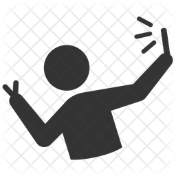 256x256 Selfie Icon Of Glyph Style