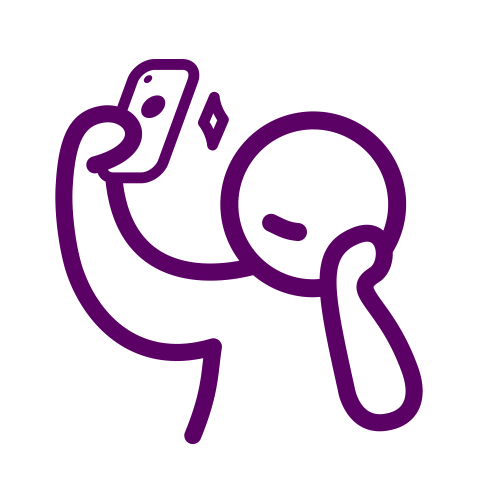 501x501 Selfie Icon Purple Impressius Philippines