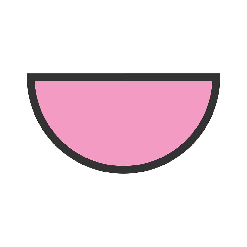 1024x1024 Semi Circle Line Filled Icon