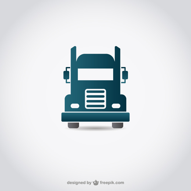 626x626 Truck Icon Vector Free Download