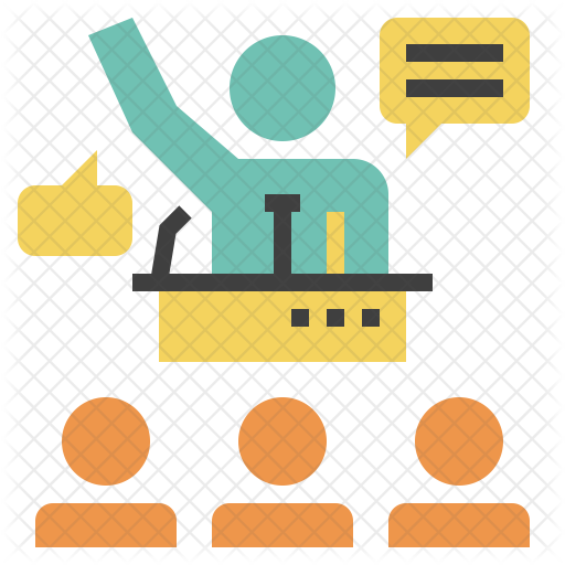 512x512 Seminar Icon Of Flat Style