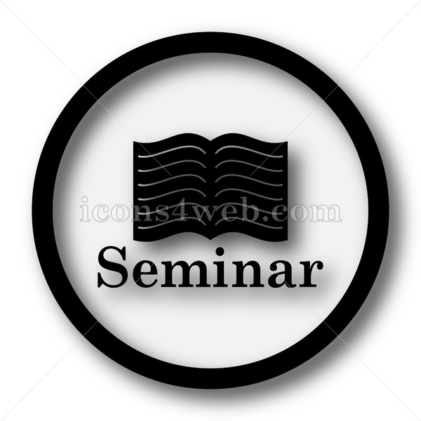 600x600 Seminar Simple Icon Seminar Simple Button
