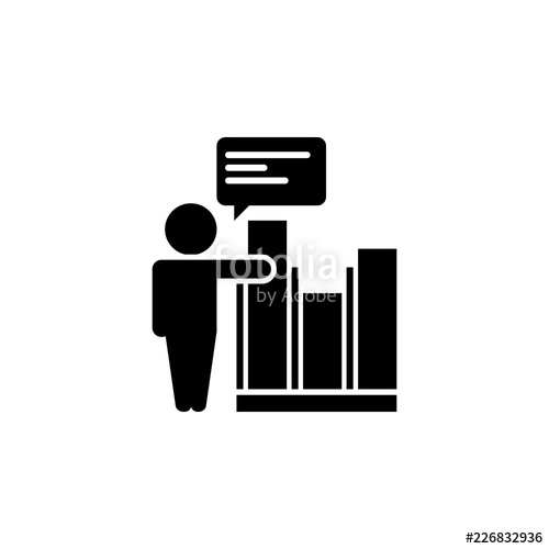 500x500 Teacher, Chart, Teach Icon Element Of Training, Seminar Premium