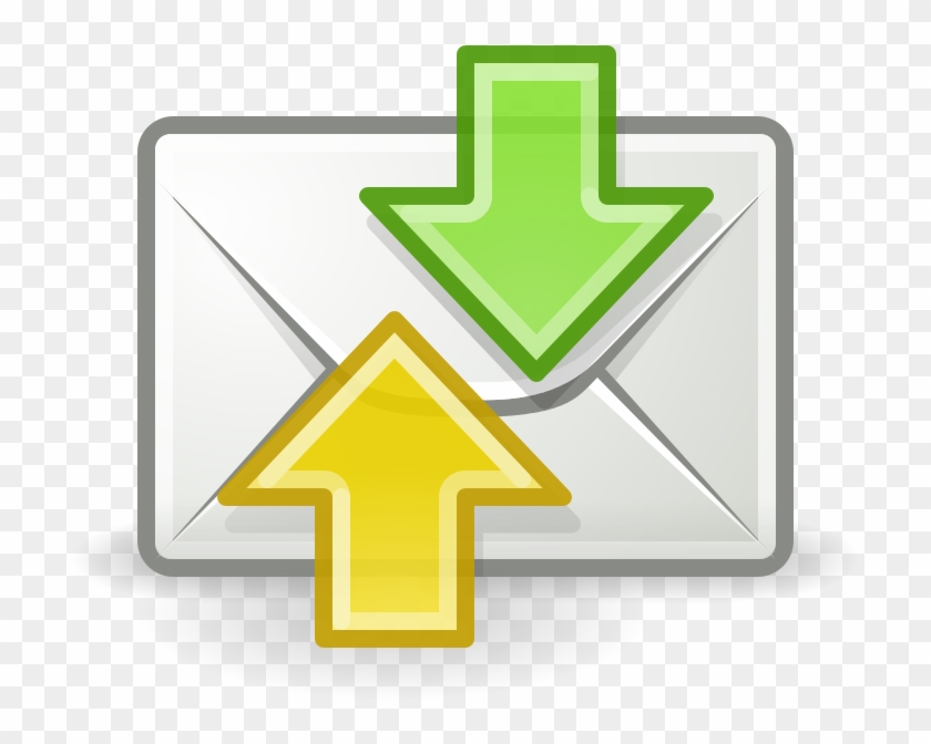 840x672 Send And Receive Email Icon
