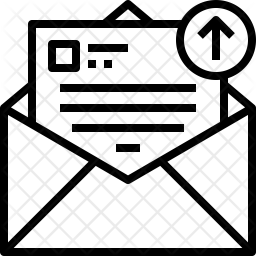 256x256 Send Mail Icon Of Line Style