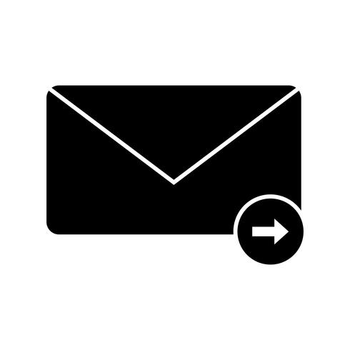 490x490 Send Message Glyph Black Icon