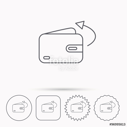 500x500 Send Money Icon Cash Wallet Sign Stock Image And Royalty Free