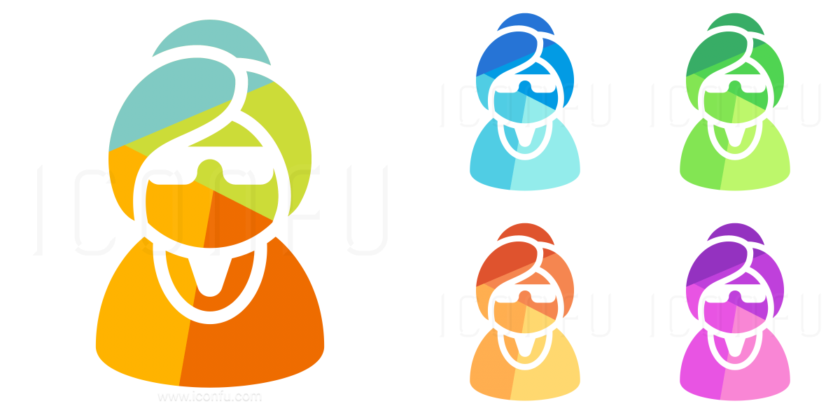 1200x600 Senior Citizen Female Icon