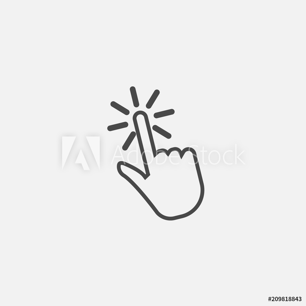 1000x1000 Photo Art Print Touch Line Icon Touch Screen Hand Sensitive