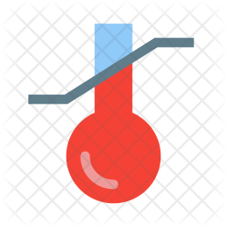256x256 Temperature Sensitive Icon Of Flat Style