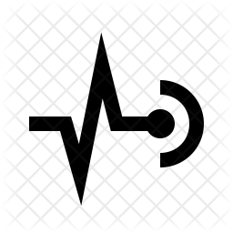 256x256 Proximity Sensor Icon Of Line Style