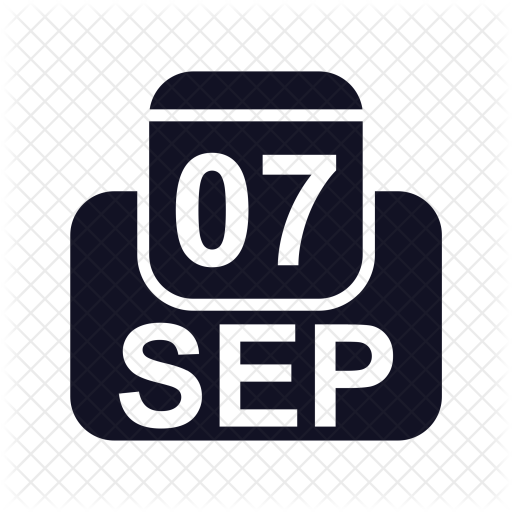 512x512 September Icon Of Glyph Style