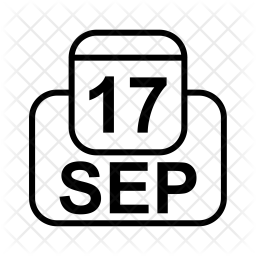256x256 September Icon Of Line Style