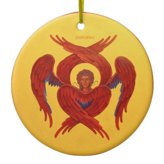540x540 Cherubim And Seraphim Orthodox Icon Ornament