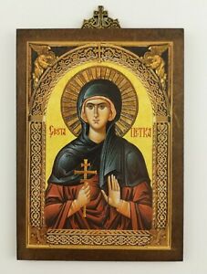 227x300 Serbian Icon St Paraskeva Of Serbia Christianity Ikona Sveta Petka