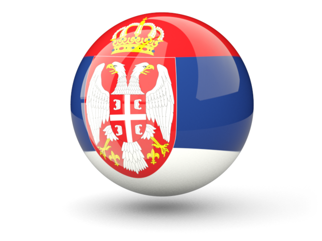 640x480 Sphere Icon Illustration Of Flag Of Serbia