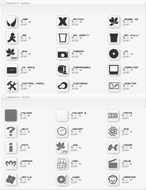 509x663 Serenity Icon Pack