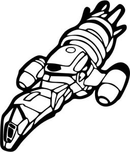 256x300 Firefly Serenity Ship Vinyl Car Window Laptop Decal Sticker Ebay