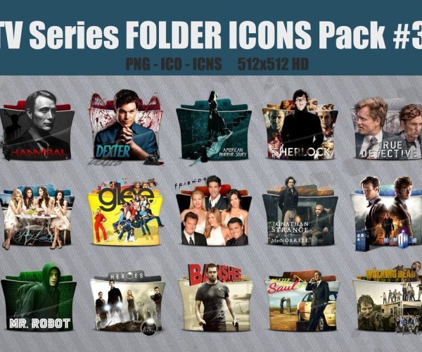 600x500 Tv Series Folder Icons Pack