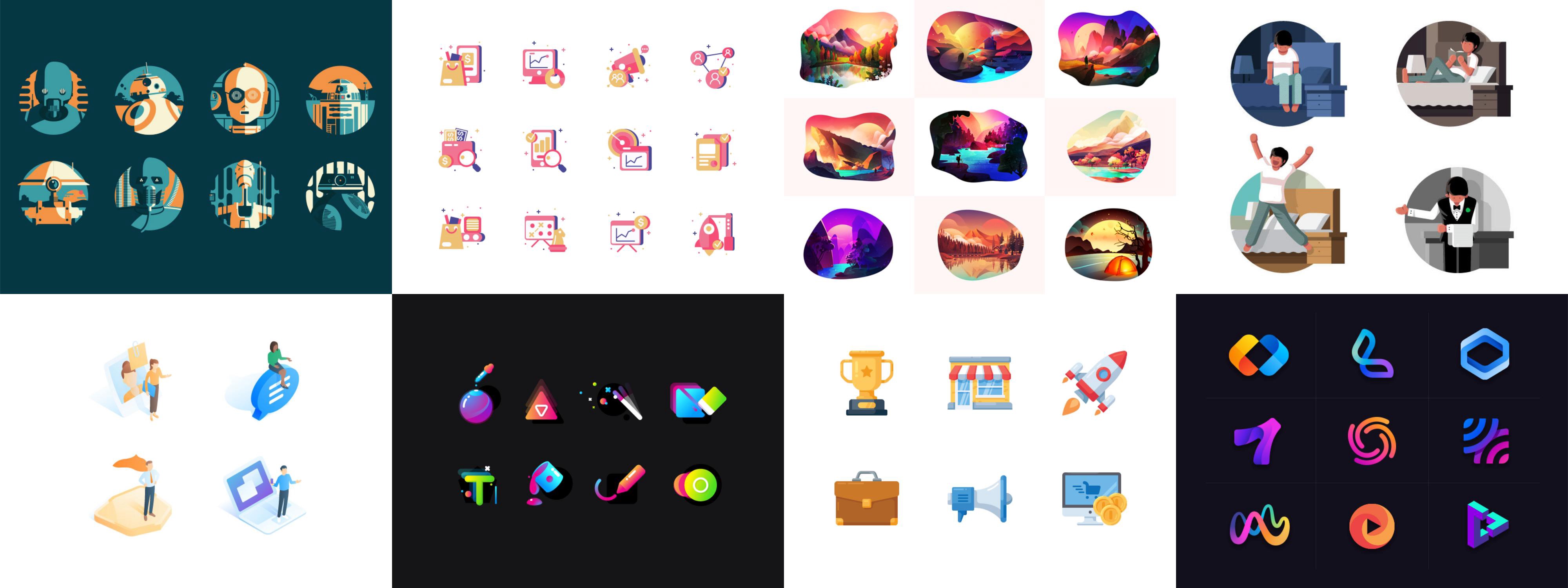 4000x1500 Icon Design Inspiration Week