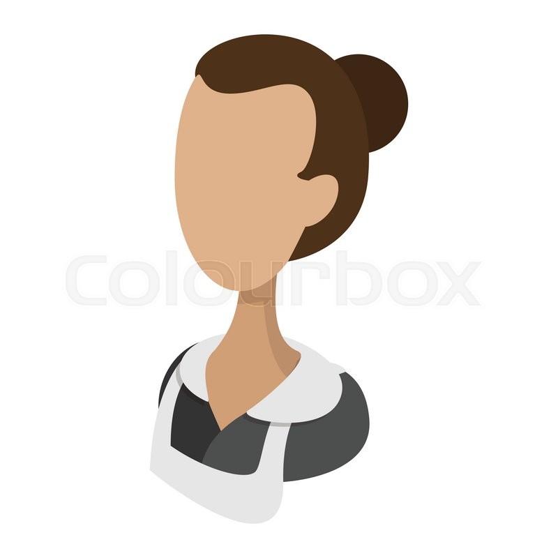 800x800 Housemaid Cartoon Icon Maid, Stock Vector Colourbox