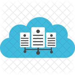 256x256 Cloud Server Icon Of Flat Style