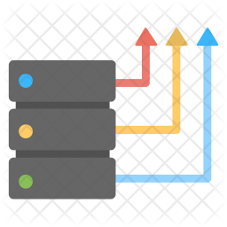 256x256 Online Backup Server Icon Of Flat Style