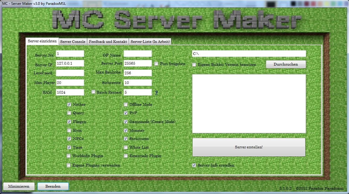 1154x642 Mc Server Maker