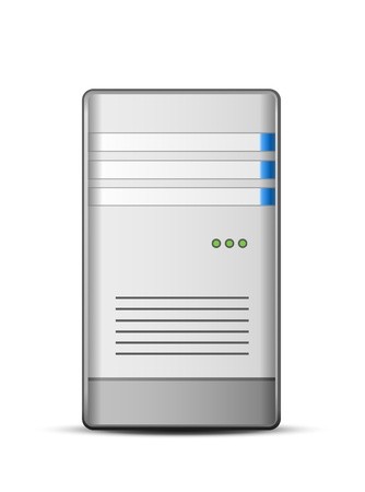 334x450 Computer Server Icon Illustration Royalty Free Vector Graphics