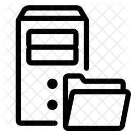 256x256 Ftp Server Icon Of Line Style