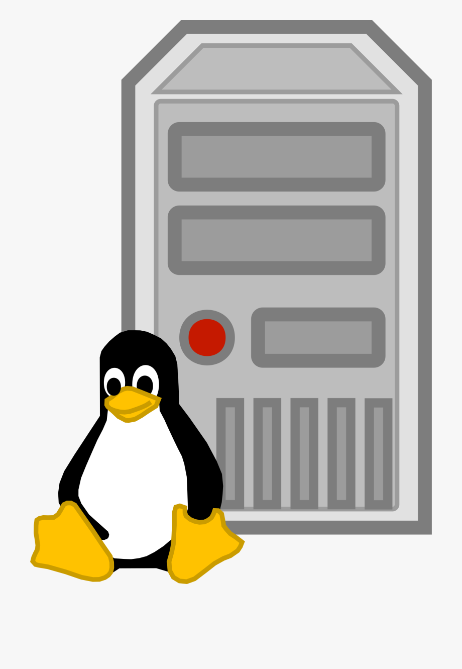 920x1331 Linux Computer Clipart