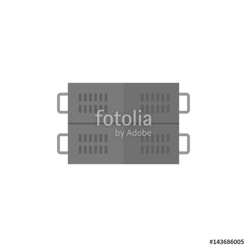 Server Rack Icon In Flat Color Style Computer Data Center 500x500 Server Rack Icon In Flat Color Style Computer Data Center