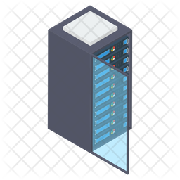 Data Server Rack Icon Of Isometric Style 256x256 Data Server Rack Icon Of Isometric Style