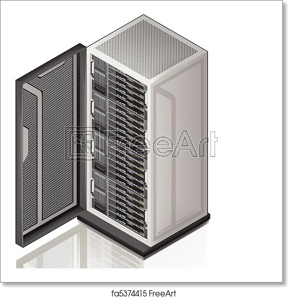 Free Art Print Of Network Server Rack Network Server Rack 561x581 Free Art Print Of Network Server Rack Network Server Rack