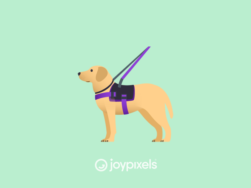 800x600 The Joypixels Guide Dog Emoji