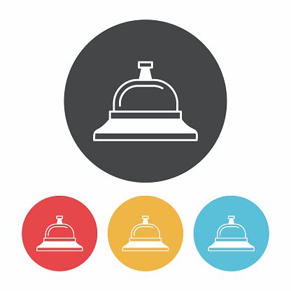 416x416 Service Bell Icon Premium Clipart