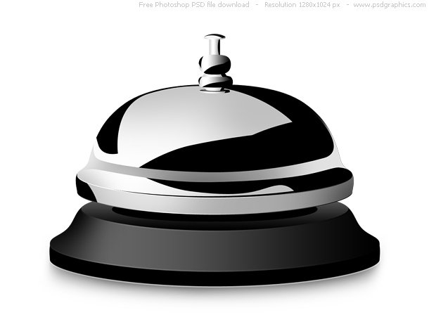 610x458 Free Desk Service Bell Icon Files, Vectors Graphics