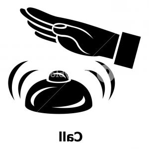 300x300 Human Finger Pressing Button Of Hotel Reception Service Bell