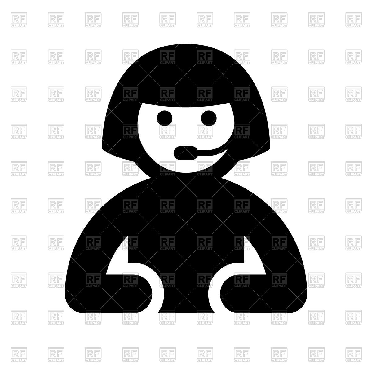 1200x1200 Call Center Services Icon On White Background Vector Image