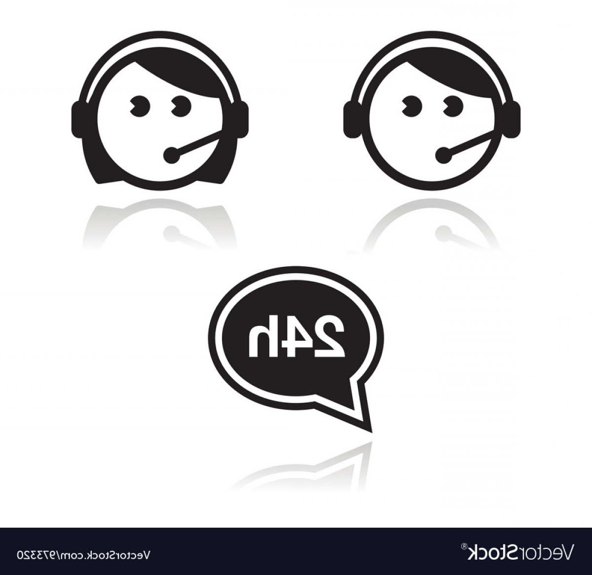 1200x1166 Customer Service Icons Set Call Center Agents Vector Soidergi