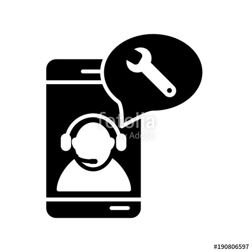 500x500 Service Manager Flat Vector Icon Call Center Icon Service Center