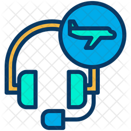 256x256 Call Center Icon Of Colored Outline Style